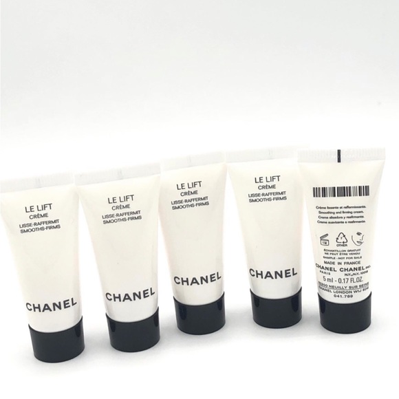 Chanel LE LIFT CRÈME Lisse raffermit Smooths Firms face Cream 5pc value $105 - Picture 1 of 3